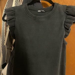 Women’s Zara Ruffle Shoulder Top